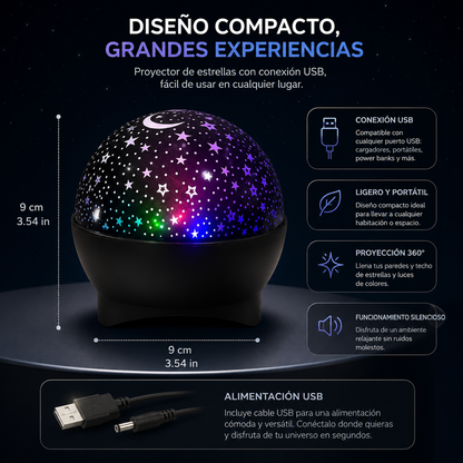 NovaGalaxy | Proyector de Estrellas LED